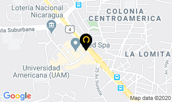 Mapa de Indulac en Managua
