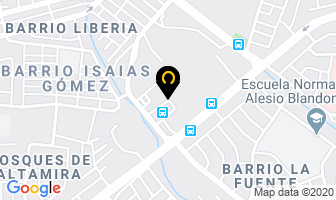 Mapa de Intramma en Managua