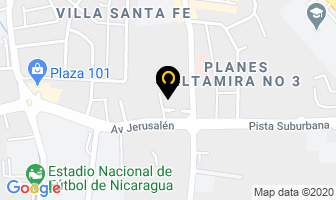Mapa de Invercasa Factoring en Managua