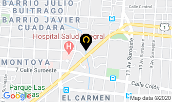 Mapa de J V Y Co en Managua