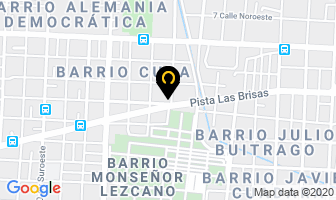 Mapa de Jeaneth Pizza en Managua