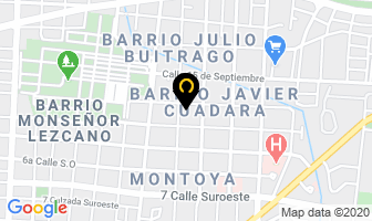 Mapa de Jorge Manuel Rodriguez en Managua