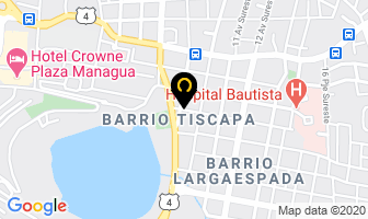 Mapa de Joyeria Santos en Managua