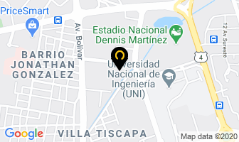 Mapa de Kjcd Eventos en Managua