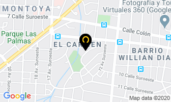 Mapa de La Brujula Semanal en Managua