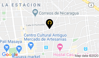 Mapa de La Casa Del Azulejo en Masaya