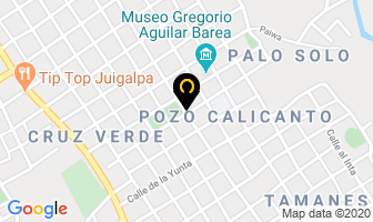 Mapa de La Curacao en Juigalpa