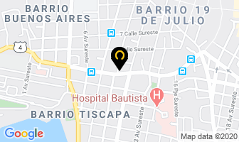 Mapa de Laboratorio Clinico Lopez Rivera en Managua