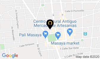 Mapa de Laboratorio Clinico San Jeronimo en Masaya