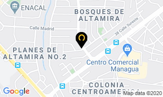 Mapa de Libreria Hispanic en Managua