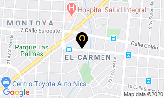 Mapa de Los Almuerzos en Managua