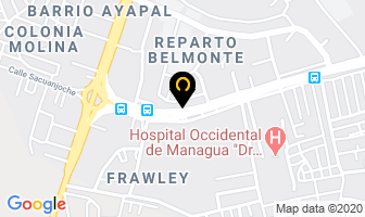 Mapa de Lubricantes Reyes en Managua