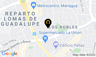 Mapa de Managua Backpackers Inn en Managua