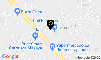 Mapa de Materiales Y Servicios S.a. en Managua