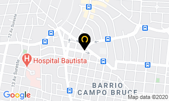 Mapa de Meditec en Managua
