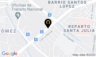 Mapa de Mega American en Managua