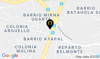 Mapa de Megaboutique en Managua