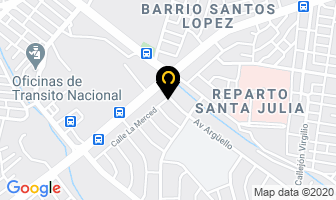 Mapa de Modas Gloria en Managua