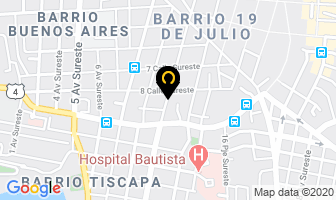 Mapa de M.p Autotech en Managua