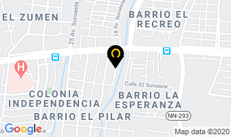 Mapa de Mudanzas Sevilla Miranda en Managua