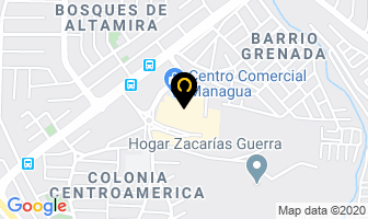 Mapa de Mueblysa en Managua