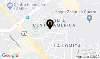 Mapa de Multi Arte en Managua