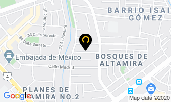 Mapa de Nicfoods en Managua