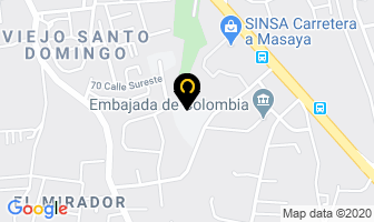 Mapa de Notre Dame School en Managua