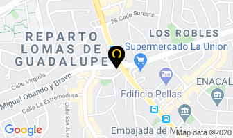 Mapa de Oriental Sauna & Spa en Managua