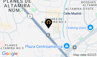 Mapa de Palms Casino en Managua