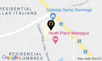 Mapa de Papa Johns en Managua