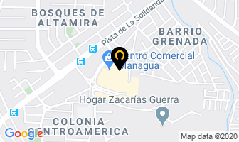 Mapa de Partyland en Managua