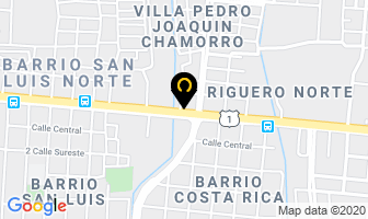 Mapa de Pernica en Managua