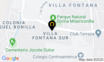 Mapa de Piscinas Aqua Soul en Managua