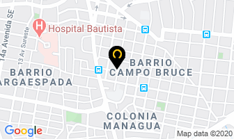 Mapa de Pizzeria Odaly's en Managua