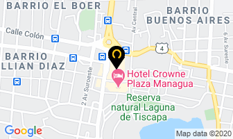 Mapa de Plaza Inter en Managua