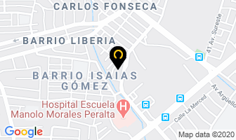 Mapa de PolicÍa Nacional en Managua