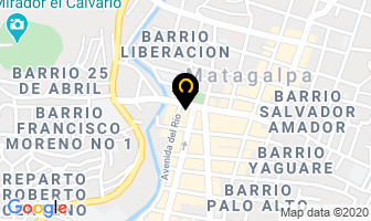 Mapa de PolicÍa Nacional en Matagalpa