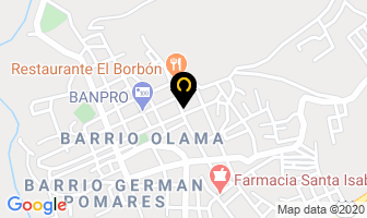 Mapa de Posada El Bailante en Boaco