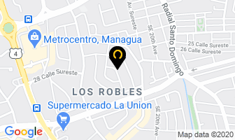Mapa de Postres Ligia's en Managua