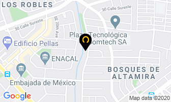 Mapa de Preescolar Jean Piaget en Managua
