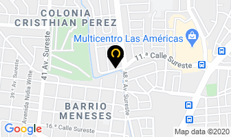 Mapa de Procasa en Diriamba