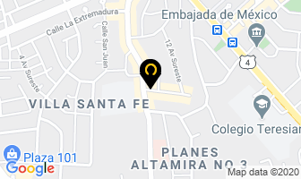 Mapa de Project Management College en Managua