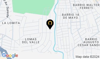 Mapa de Psicología Clínica &Quot;Lomas Del Valle&Quot; en Managua