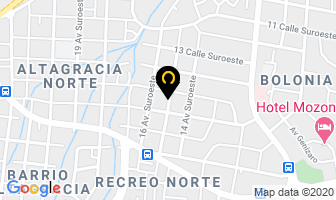Mapa de Radio Amor en Managua