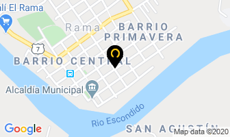 Mapa de Radio Dignidad en El Rama