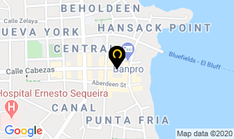 Mapa de Radio Zinica en Bluefields
