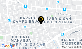 Mapa de Rectificacion El Progreso S.a. en Managua