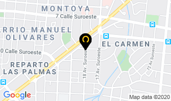 Mapa de Repiesa en Managua