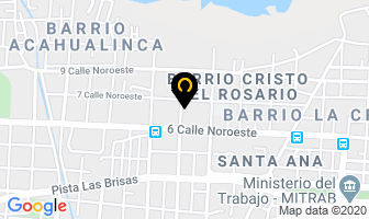 Mapa de Resortes Pacheco en Managua